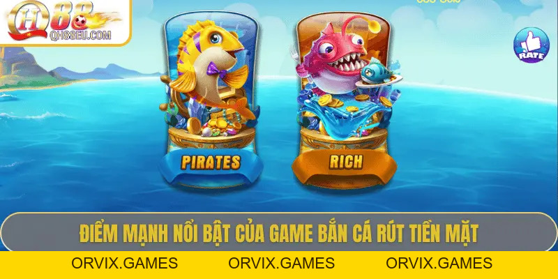Game Bắn Cá Rút Tiền Mặt: Giải Trí Kết Hợp Phần Thưởng Thực Tế Tại QH88
