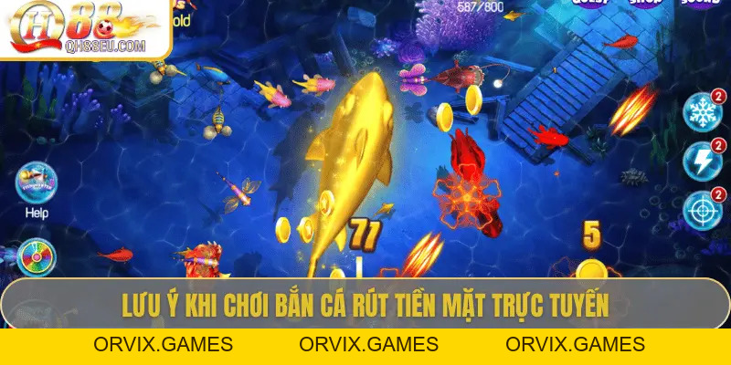 Game Bắn Cá Rút Tiền Mặt: Giải Trí Kết Hợp Phần Thưởng Thực Tế Tại QH88