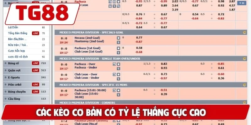 Cá Cược Thể Thao Trực Tuyến Đỉnh Cao Siêu Hấp Dẫn Tại TG88