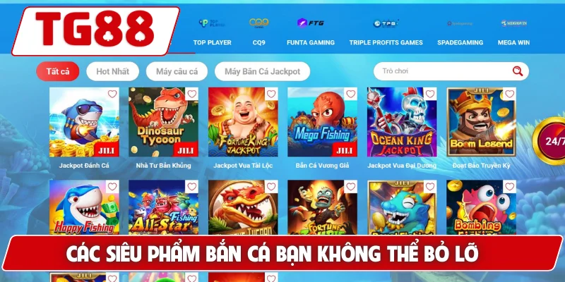 Bắn Cá Online Tại TG88 - Bắn Cực Hay Rinh Ngay Thưởng Khủng