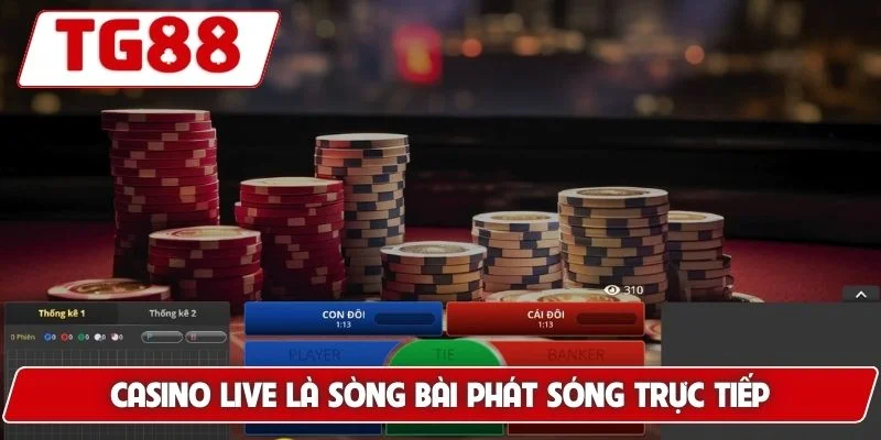 Trải Nghiệm Casino Live Dealer Chân Thực Tại Nhà Cái TG88