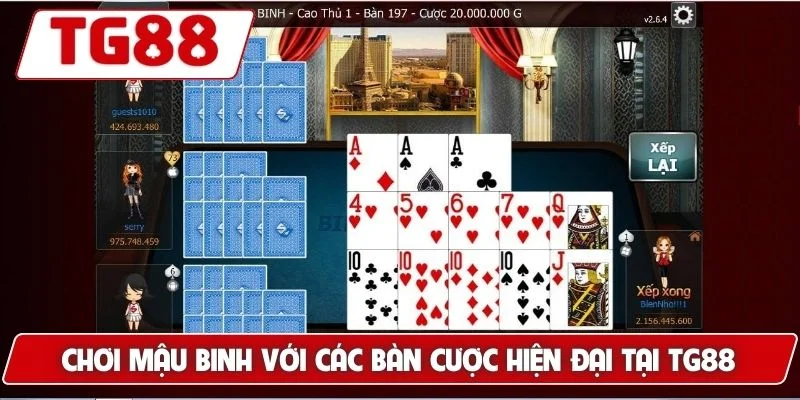 Mậu Binh Đổi Thưởng Tại TG88 – Chiến Lược Và Cơ Hội Thắng