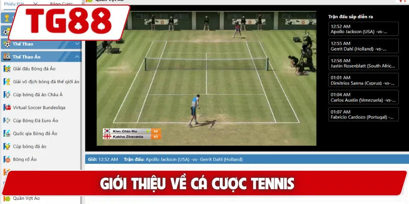 Chơi Cá Cược Tennis TG88 - Trải Nghiệm Tỷ Lệ Cược Cực Cao