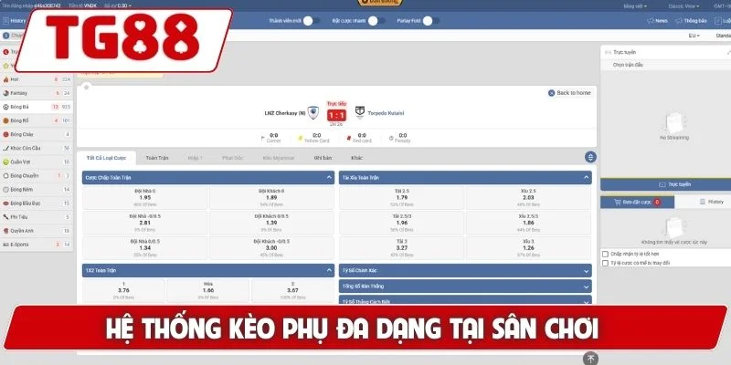 Cá Cược Bóng Đá Trực Tuyến Tại TG88 - Tỷ Lệ Kèo Hấp Dẫn