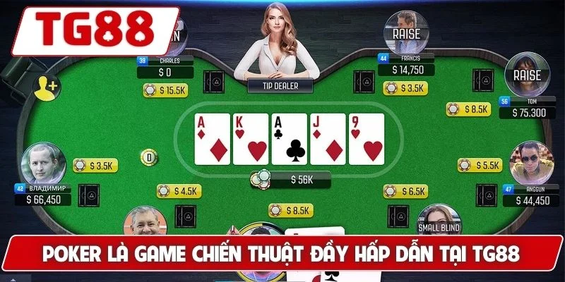 Thử Tài Với Poker Tại TG88 - Cược Thắng Lớn, Thưởng Khủng Thử Tài Với Poker Tại TG88 - Cược Thắng Lớn, Thưởng Khủng