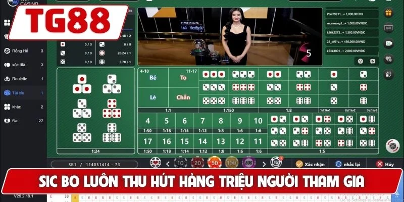 Cược Sic Bo Hấp Dẫn Tại TG88 - Cơ Hội Thắng Lớn Mỗi Ngày