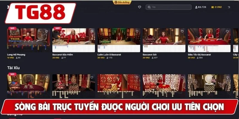 Trải Nghiệm Casino Live Dealer Chân Thực Tại Nhà Cái TG88