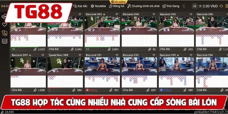 Trải Nghiệm Casino Đỉnh Cao Tại TG88 Sòng Bài Trực Tiếp Top 1