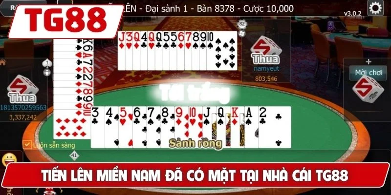 Chơi Tiến Lên Miền Nam Tại TG88 – Cảm Giác Thực Tế Cực Cuốn