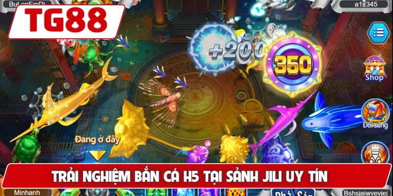 Bắn Cá H5: Khuấy Đảo Đại Dương Mang Về Thưởng Lớn Tại TG88